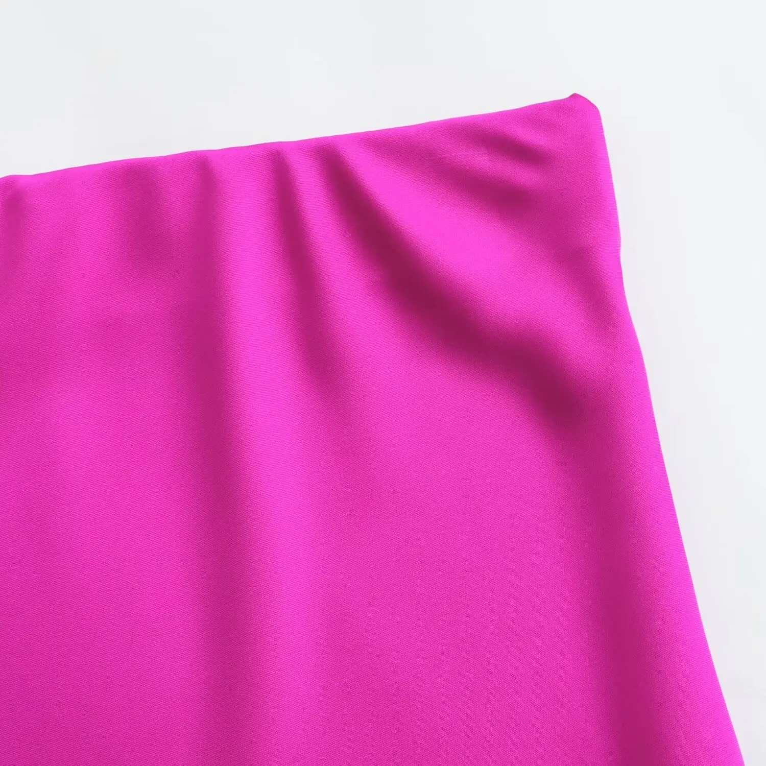 2024 New Women's European And American Style Fashion Silk Satin Texture High Waist Skirt Street Style Elegant Mid-length Skirt