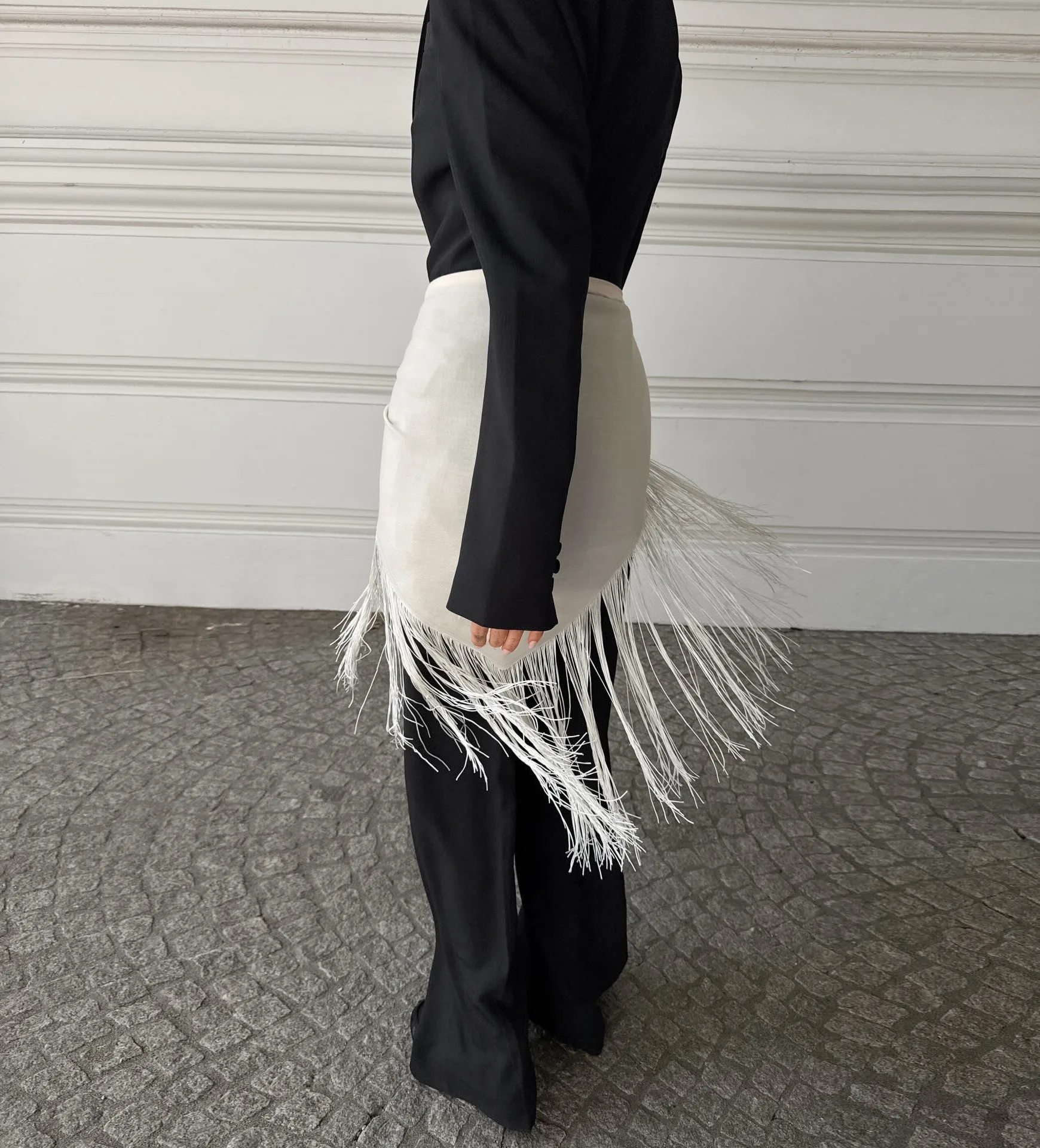 2026 Spring Summer New Arrival Women Fashion Tassel Tie Mini Skirt European Design Elegant Chic Trendy Versatile Boho Hot Daily