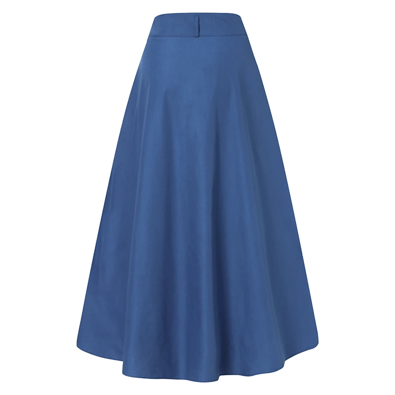 ZANZEA Cargo Skirts Elegant Women Evangelical Faldas Mujer Office Lady High Waist Saias Summer 2024 Casual Buttons Up Jupes