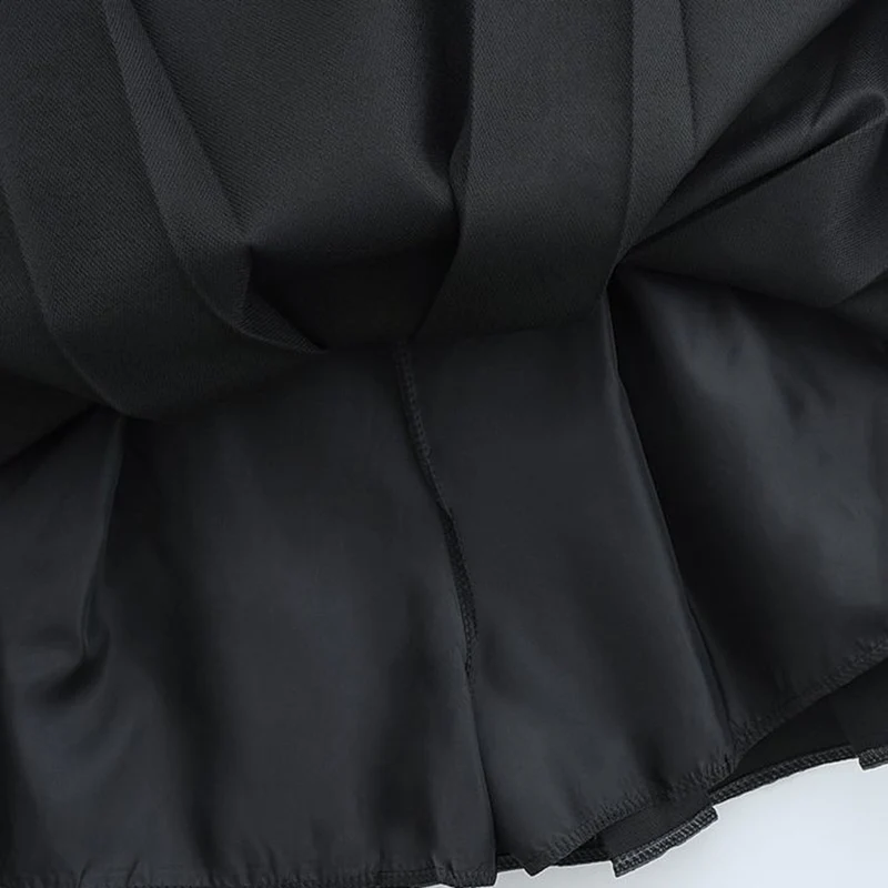 Jmprs High Waist Women Pleated Skirt Summer Fashion Jk Mini Skirts Korean School Uniform Black Grey Zipper Slim Girls Skirt