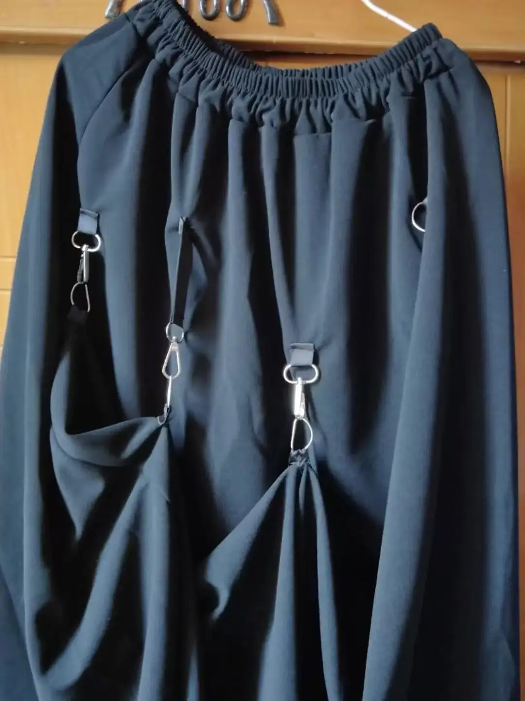 New 2025 Black Skirts Women Harajuku Punk Style High Waist Buckle Irregular Gothic Skirt Woman Hip Hop Streetwear Female