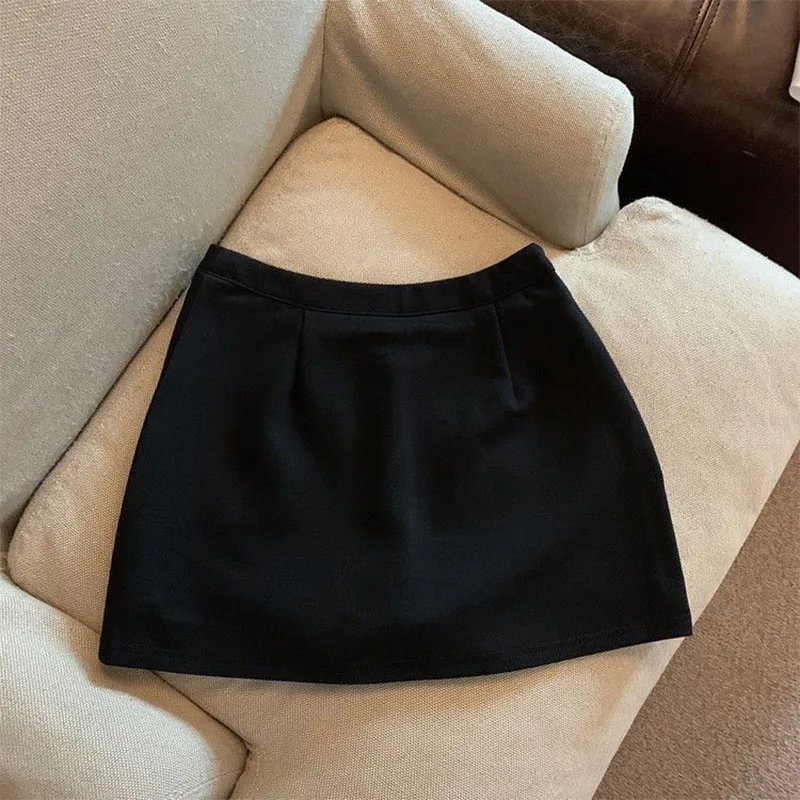 Mini Skirts Women Simple Spring Slim Sexy Popular Hotsweet High Waist Leisure Chic Streetwear Mature Temperament All-match