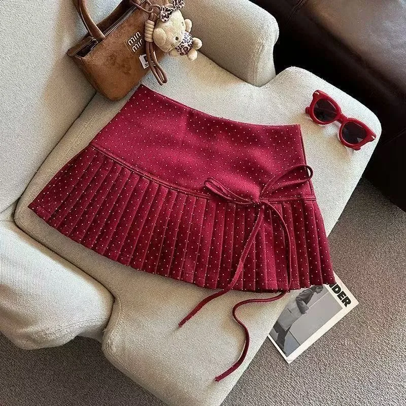 2000s Harajuku Hot Girl Striped Slim Mini Skirts Y2k American Vintage Summer Short Party Skirts Subculture Sweet Casual Skirts