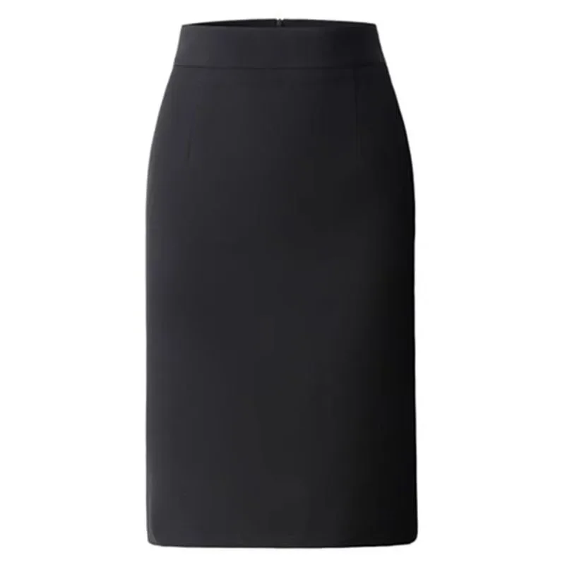 Smvp Women Office Pencil Skirts 2025 New Autumn Elegant Slim High Waist Black Skirts Ladies Korean Fashion Skinny OL Skirt