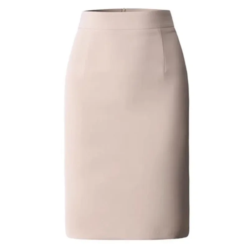 Smvp Women Office Pencil Skirts 2025 New Autumn Elegant Slim High Waist Black Skirts Ladies Korean Fashion Skinny OL Skirt