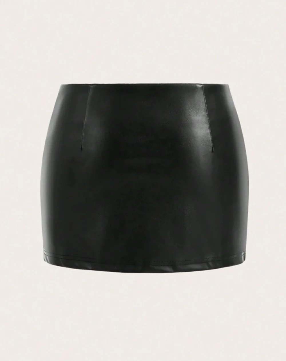 Pu Leather Skirts for Women Winter New Street Spice Girls Sexy Button Bodycon Skirts