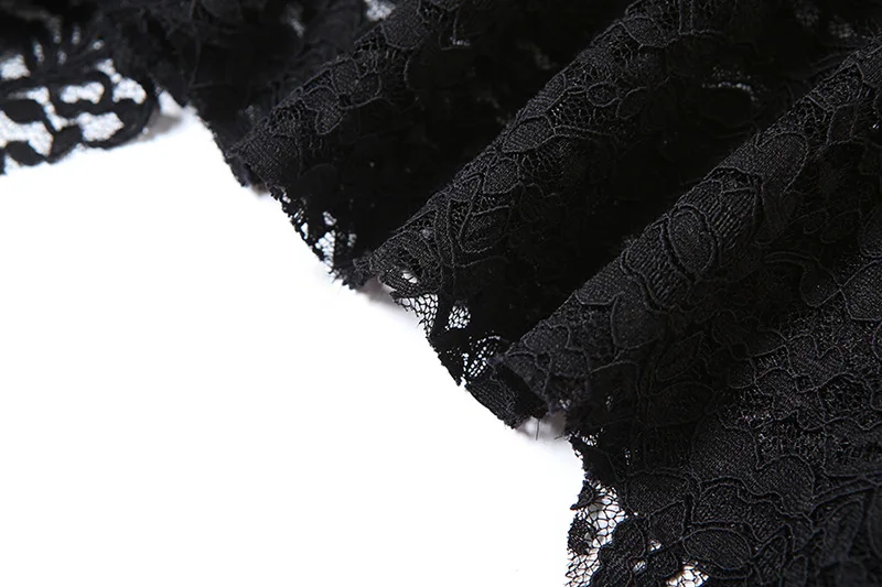 BKLD 2026 Autumn New Women Clothing Black Skirts Sexy High Waist Lace Ruffles Patchwork Irregular Y2k Skirts Party Clubwear