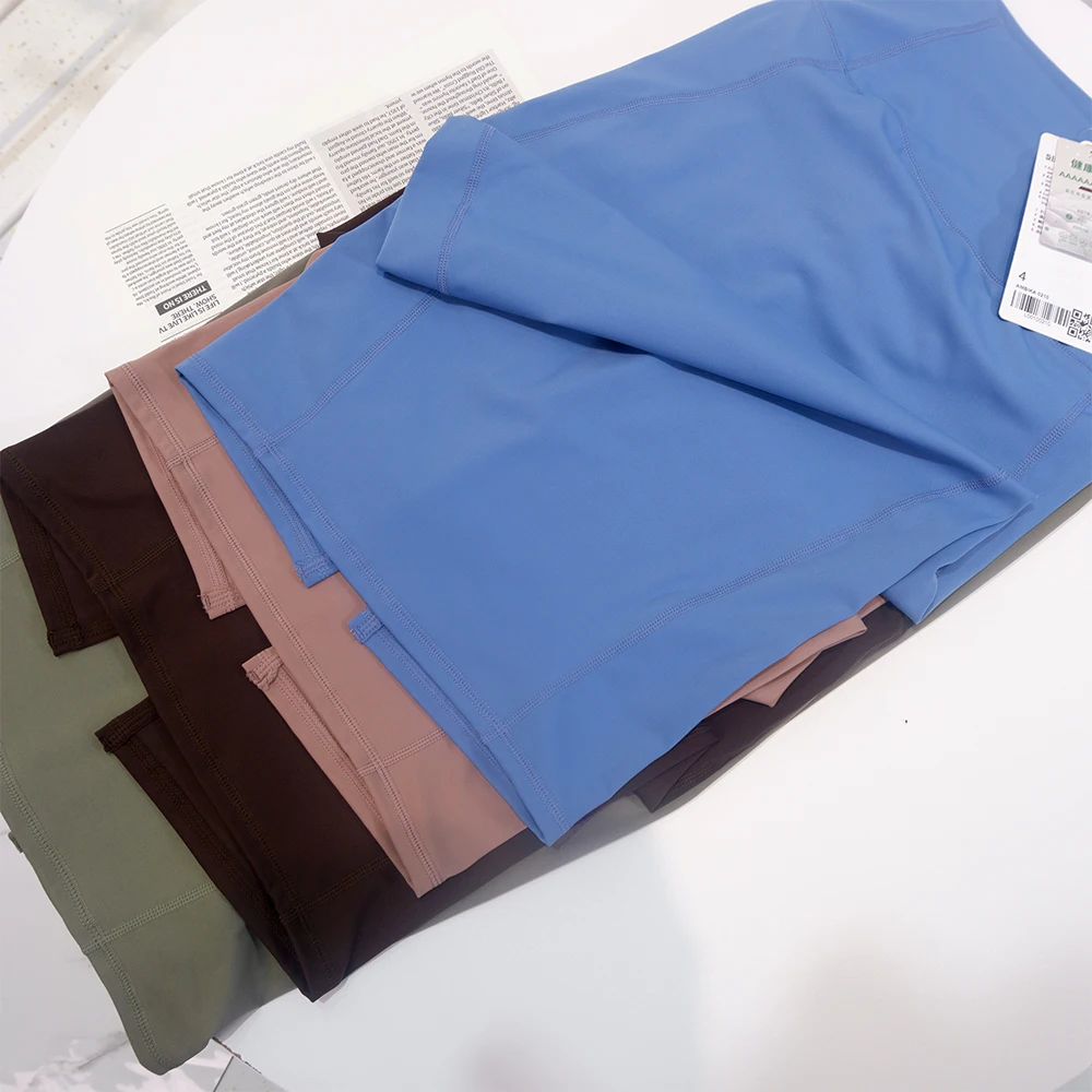 LULU FLORA Hip Hugging Skirt, Half Body Skirt, High Elasticity, High Waist Yoga, Spring and Summer Mid Length, Retro Nude Style