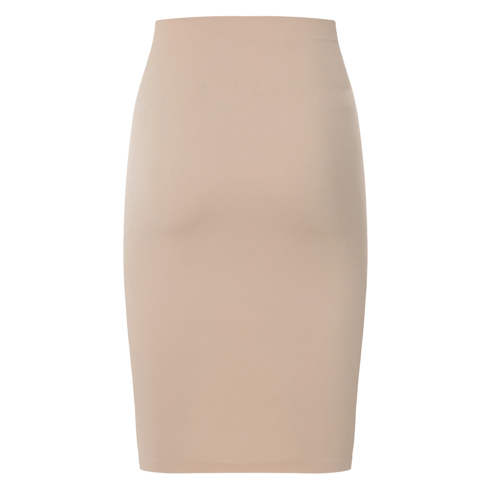 Sexy Women Tummy Control Body Shaper Skirt High Waist Shaperwear Underdress Seamless Plain Color Tight Fitting Shaper Skirt