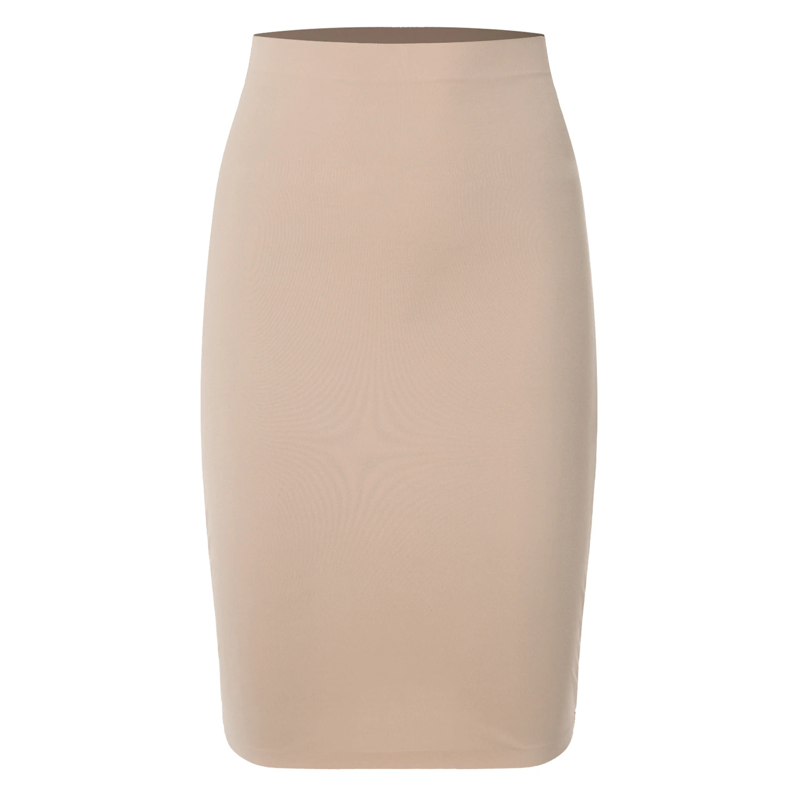 Sexy Women Tummy Control Body Shaper Skirt High Waist Shaperwear Underdress Seamless Plain Color Tight Fitting Shaper Skirt
