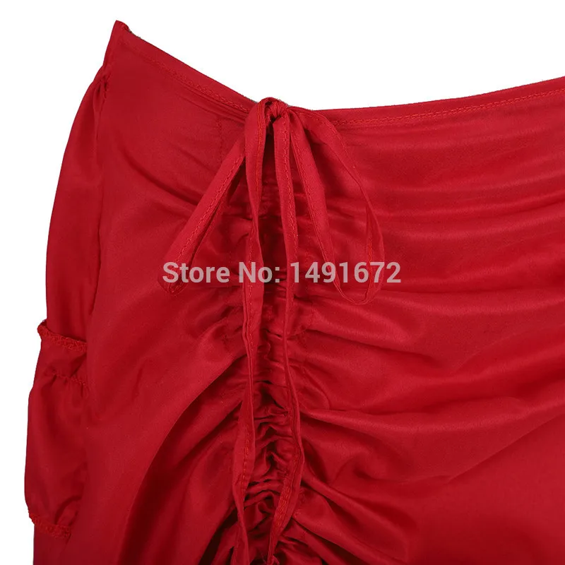 Women Skirt Fashion Sexy Slim Long High Low Shirring Pleated Corset Bustier With Skirts Steampunk Gothic Punk Vintage Plus Size