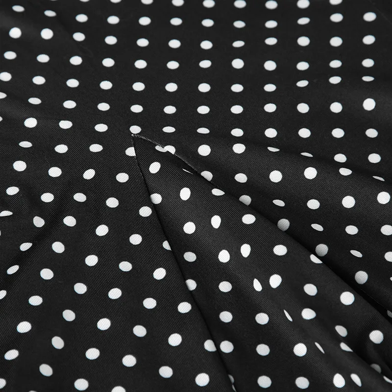 Women's Midi Skirts Dot Print Low Waist Skirts Spring Summer Casual Skirts 2025 Fashion Casual Elegant Clothes