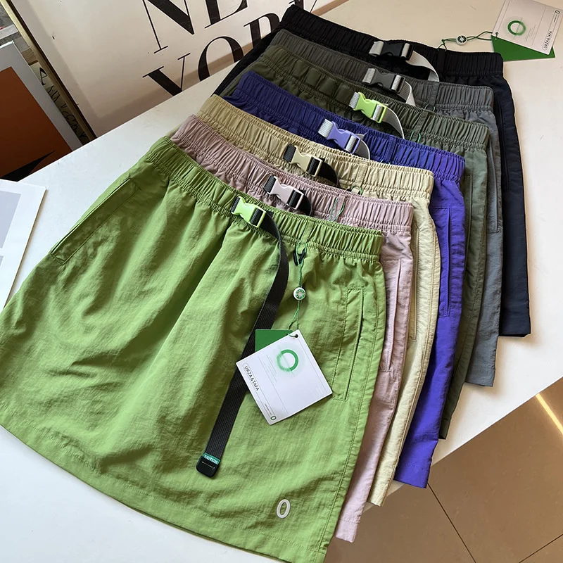 Elastic Waist Summer Skirt Women's Outdoor Quick-drying Thin Short Skirts Sports Pantskirt Vintage Have-Liner A-line Skirts 2025