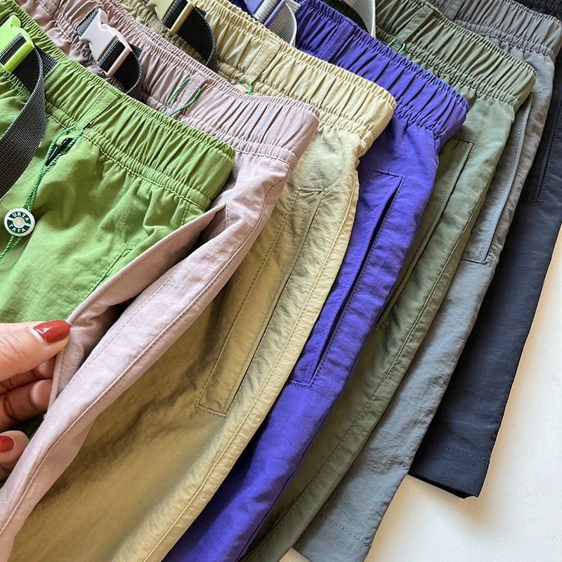 Elastic Waist Summer Skirt Women's Outdoor Quick-drying Thin Short Skirts Sports Pantskirt Vintage Have-Liner A-line Skirts 2025
