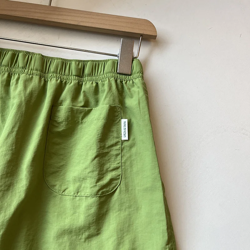 Elastic Waist Summer Skirt Women's Outdoor Quick-drying Thin Short Skirts Sports Pantskirt Vintage Have-Liner A-line Skirts 2025