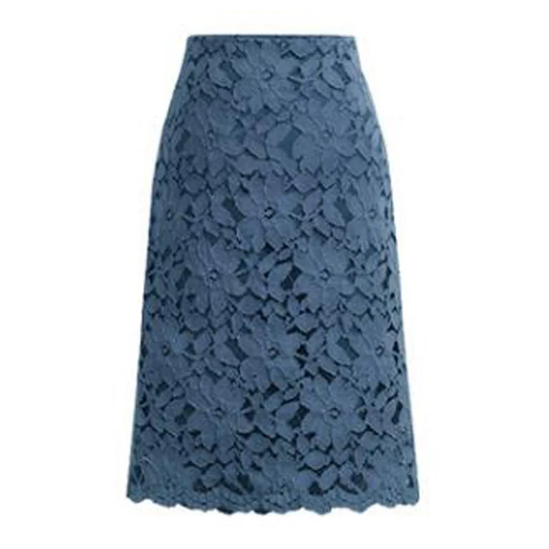 2026 New Women's Pink Skirt, Summer Lace Elegant Office Skirts Pencil Bandage Skirt for Women Skirts Knee-length High Waist