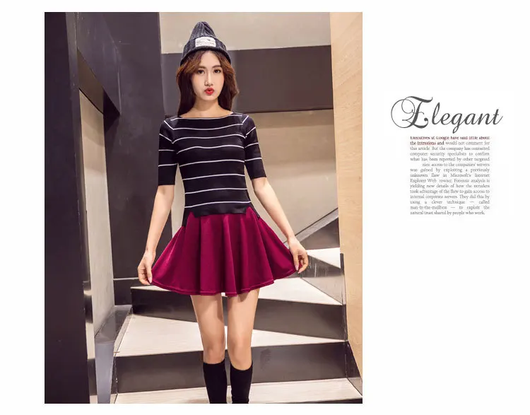2025 New Summer Women's Style Korean Skirts Fashion Sexy Girl Mini Elastic Pleated Skirt for Female JYF Brand