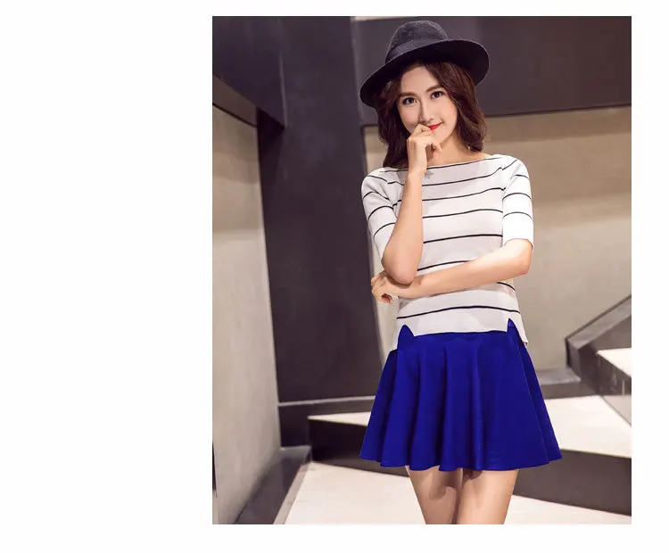 2025 New Summer Women's Style Korean Skirts Fashion Sexy Girl Mini Elastic Pleated Skirt for Female JYF Brand