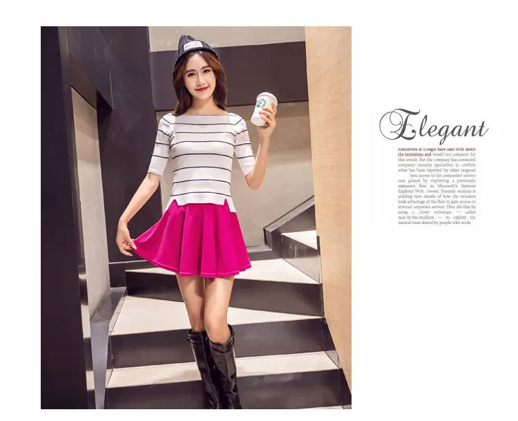 2025 New Summer Women's Style Korean Skirts Fashion Sexy Girl Mini Elastic Pleated Skirt for Female JYF Brand