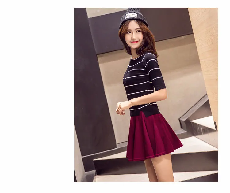 2025 New Summer Women's Style Korean Skirts Fashion Sexy Girl Mini Elastic Pleated Skirt for Female JYF Brand