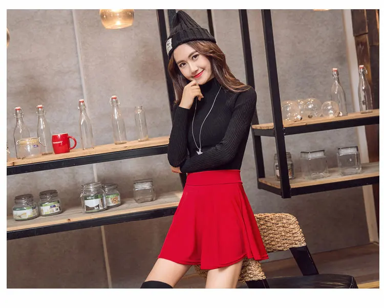 2025 New Summer Women's Style Korean Skirts Fashion Sexy Girl Mini Elastic Pleated Skirt for Female JYF Brand