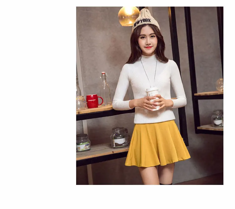 2025 New Summer Women's Style Korean Skirts Fashion Sexy Girl Mini Elastic Pleated Skirt for Female JYF Brand