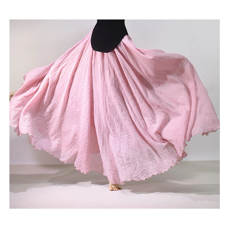 2026 Women Cotton Blending Long Skirts High Waist Good Quality Women Summer Boho Maxi Skirts Brand Faldas Femme Streetwear