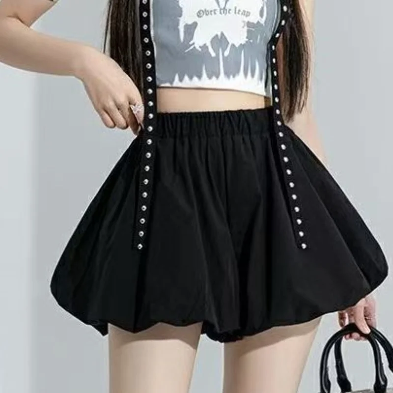 Princess Kawaii Sweet Mini Skirt Elastic High Waist Ballet-Style Tiered Skirt New White Casual Matching Girl's Short Cake Skirt