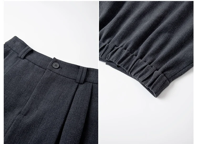VIMLY Midi Women Skirt 2026 Autumn Office Lady Gray A-line Bud Elegant Ladies Skirt Zipper Loose Pockets Female Skirts A2202