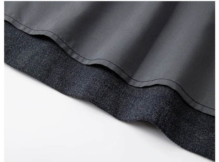 VIMLY Midi Women Skirt 2026 Autumn Office Lady Gray A-line Bud Elegant Ladies Skirt Zipper Loose Pockets Female Skirts A2202