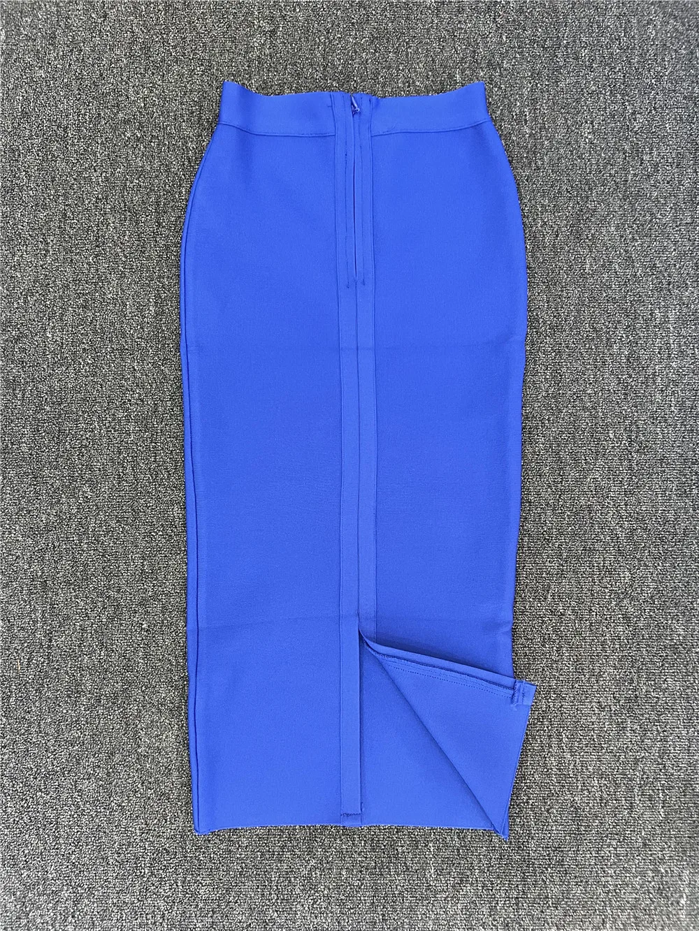78CM Length High Waist Bandage Skirt Women Elegant High Waist Midi Calf Long Pencil Skirts Office Ladies Formal Party Dress