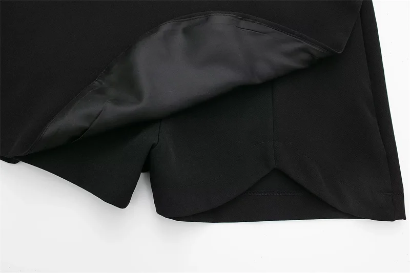 MUJER 2025 Asymmetric Skort For Women Pink Black Mini Skirt Shorts Woman Fashion High Waist Short Skirts Summer Casual Shorts