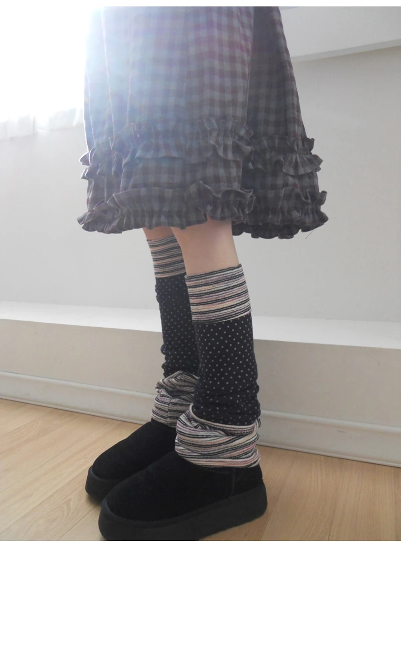 MEXZT Vintage Plaid Midi Skirt Women Japanese Harajuku Ruffles Patchwork Skirts Summer Y2K Streetwear Casual A Line Faldas New