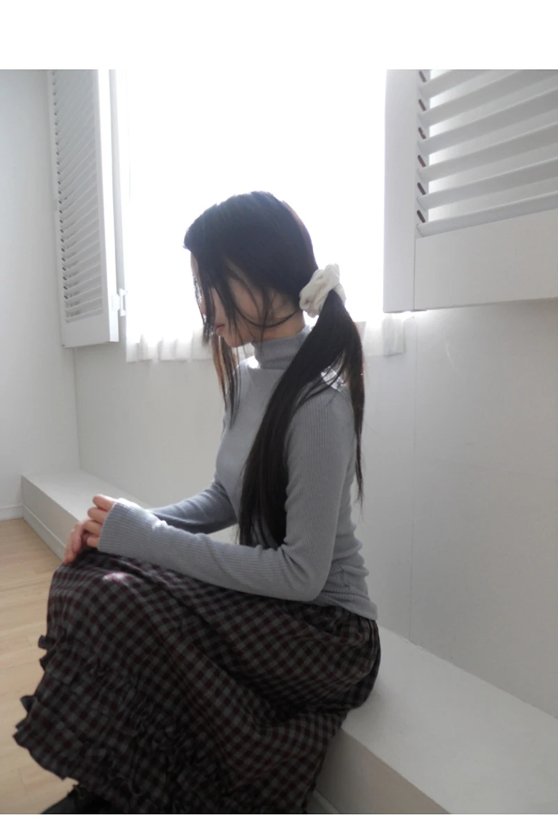 MEXZT Vintage Plaid Midi Skirt Women Japanese Harajuku Ruffles Patchwork Skirts Summer Y2K Streetwear Casual A Line Faldas New