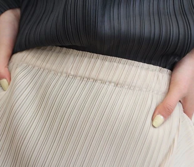 Miyake Pleated Loose Irregular Skirt Wome2025 Summer Autumn New High Waist Korean Fashion Women Aesthetic Designer Clothes