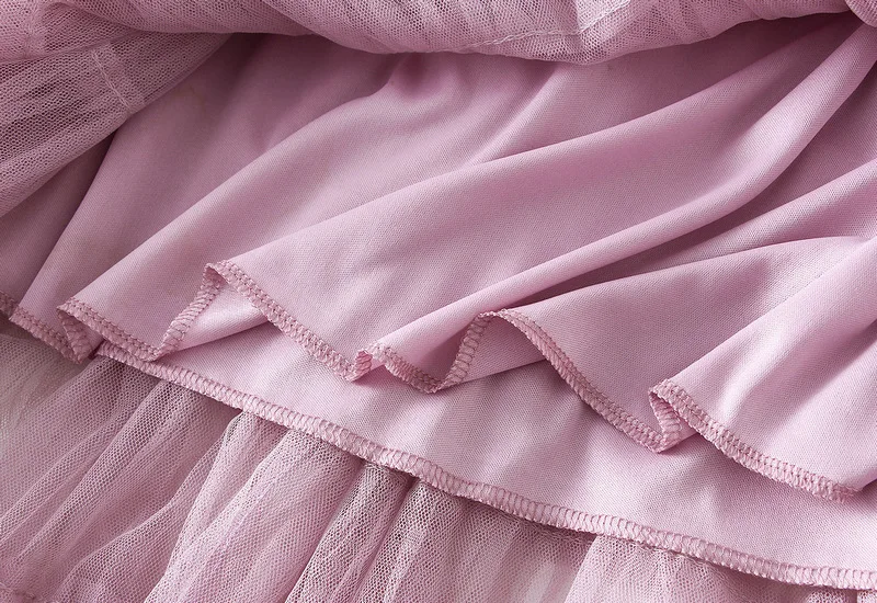 New Arrival 2025 Tulle Cake Long Skirt Women Spring Summer Ruffle Pleated A-Line Chic Skirt Ladies Sweet Black White Tutu Skirts