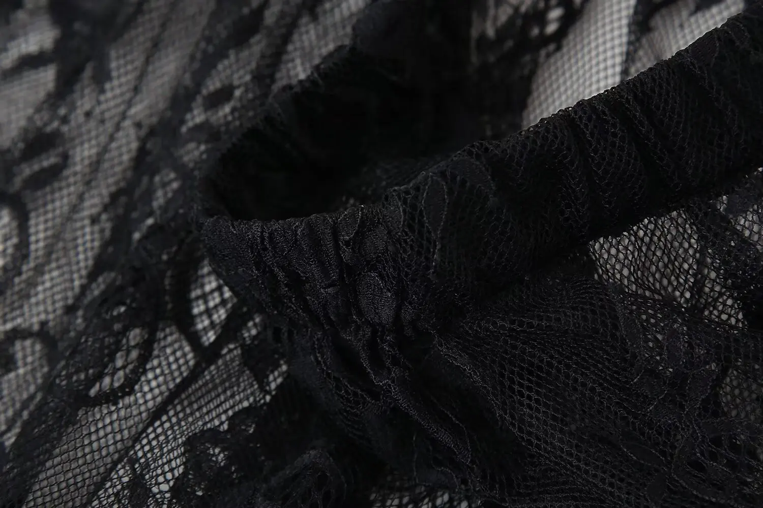 Black Lace Mesh Skirt Women's High Waist Midi Skirt Tulle Long Skirt Women's Translucent Party Women's Sexy Skirt 2024