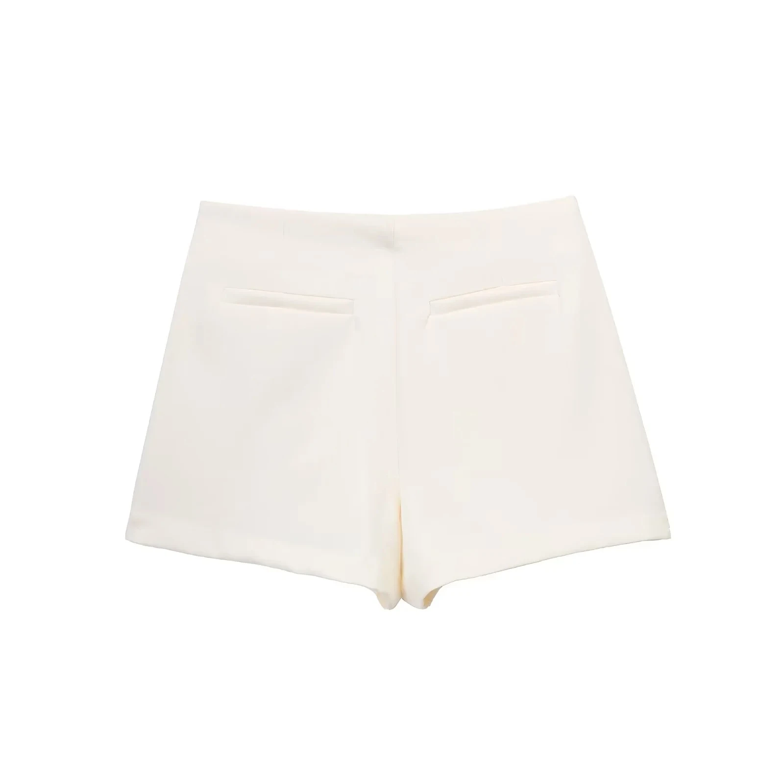 HXAO Women's Skort High Waist Brown Skirt Pants Stylish Summer Pink Black Mini Skirt Shorts Asymmetric Casual Off White Skort