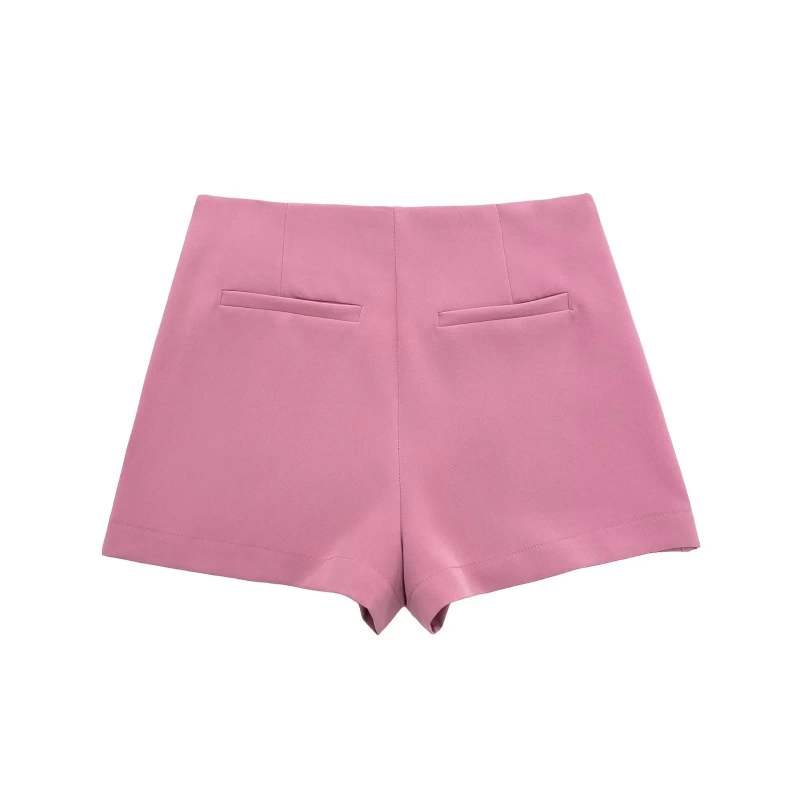 HXAO Women's Skort High Waist Brown Skirt Pants Stylish Summer Pink Black Mini Skirt Shorts Asymmetric Casual Off White Skort