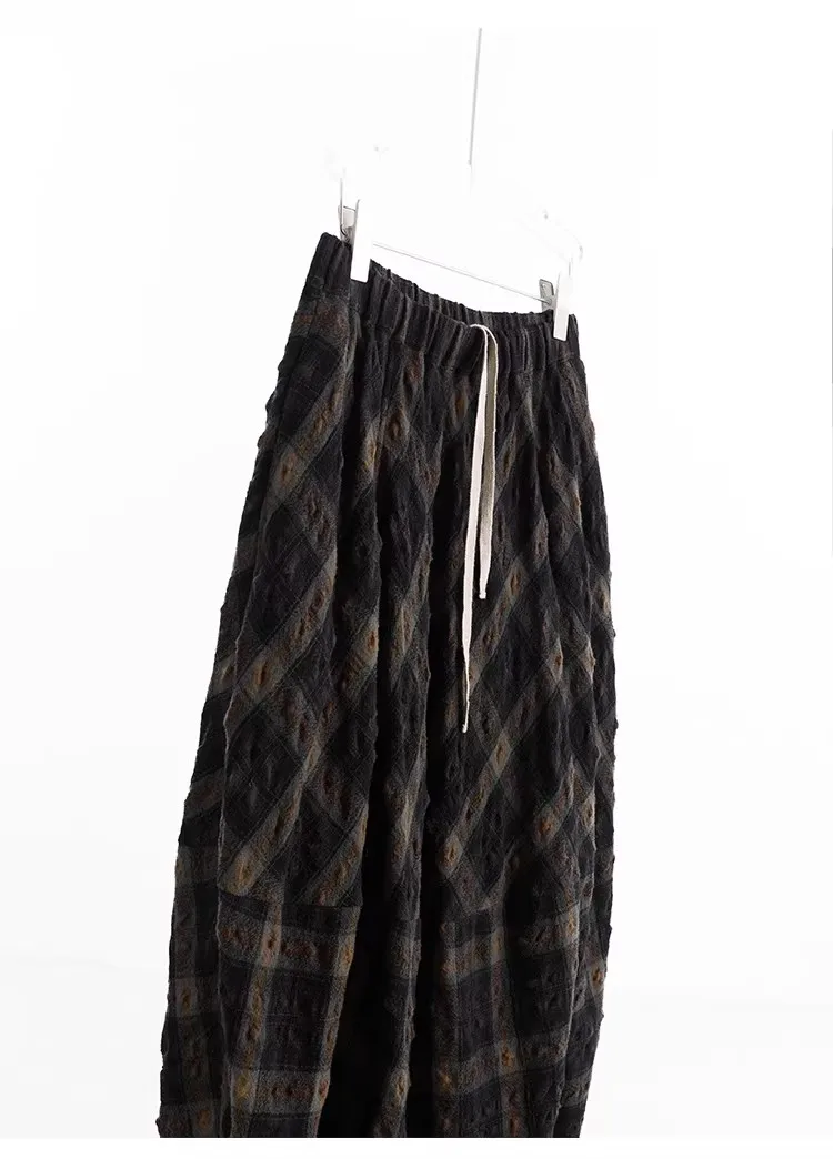 Retro British-Style Skirt~ Wool Plaid Bud Skirt, Versatile Skirt for Autumn and Winter, 2026 Autumn and Winter New Style