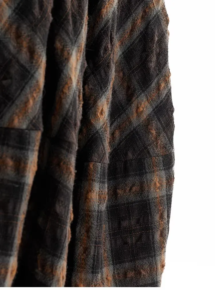 Retro British-Style Skirt~ Wool Plaid Bud Skirt, Versatile Skirt for Autumn and Winter, 2026 Autumn and Winter New Style