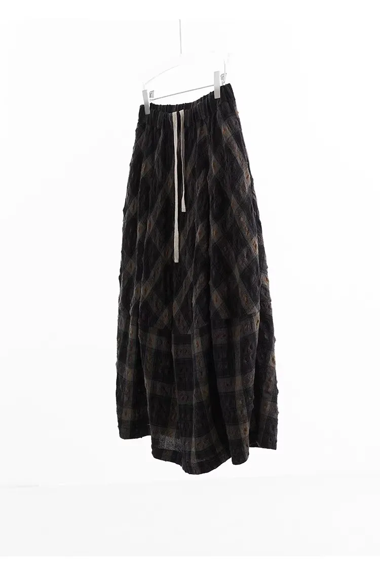 Retro British-Style Skirt~ Wool Plaid Bud Skirt, Versatile Skirt for Autumn and Winter, 2026 Autumn and Winter New Style