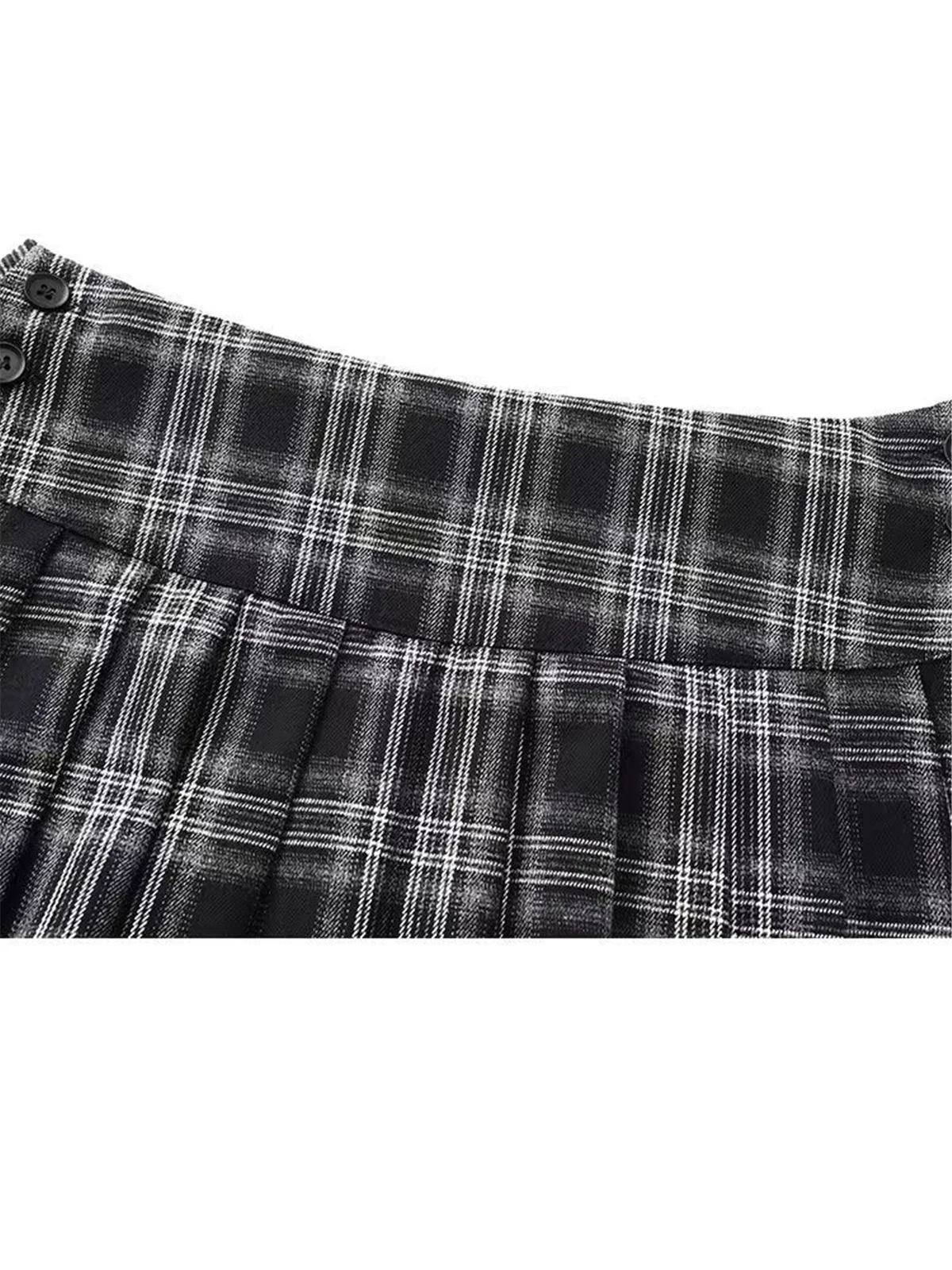 Mini Skirts For Woman Korean Fashion Plaid Skirts Women Y2k Clothes Cute Short Skirts Harajuku Vintage Pleated Skirts Preppy