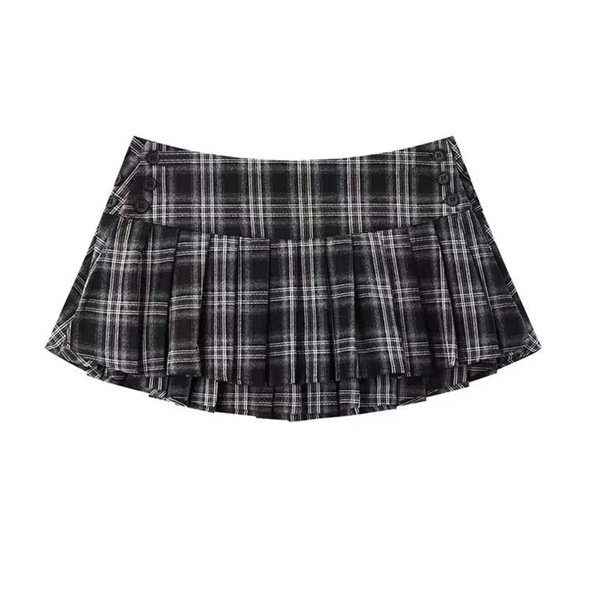 Mini Skirts For Woman Korean Fashion Plaid Skirts Women Y2k Clothes Cute Short Skirts Harajuku Vintage Pleated Skirts Preppy