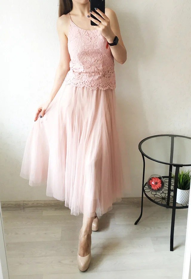 Jielur Skirts Womens Autumn 3 Layers Princess Tulle Mesh Pleated Skirt Saia Female Jupe Summer Tutu Skirts Faldas Mujer Moda