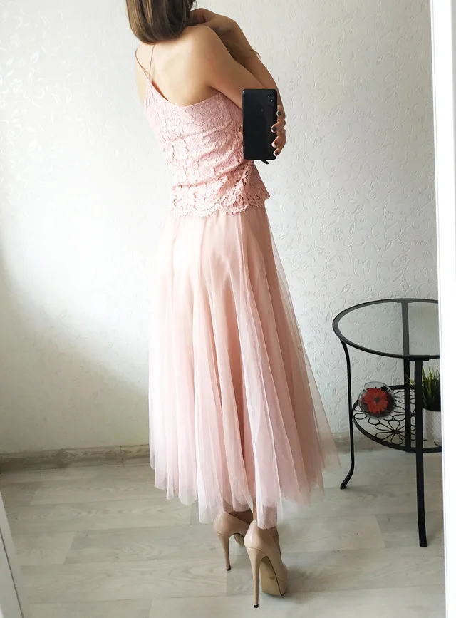 Jielur Skirts Womens Autumn 3 Layers Princess Tulle Mesh Pleated Skirt Saia Female Jupe Summer Tutu Skirts Faldas Mujer Moda