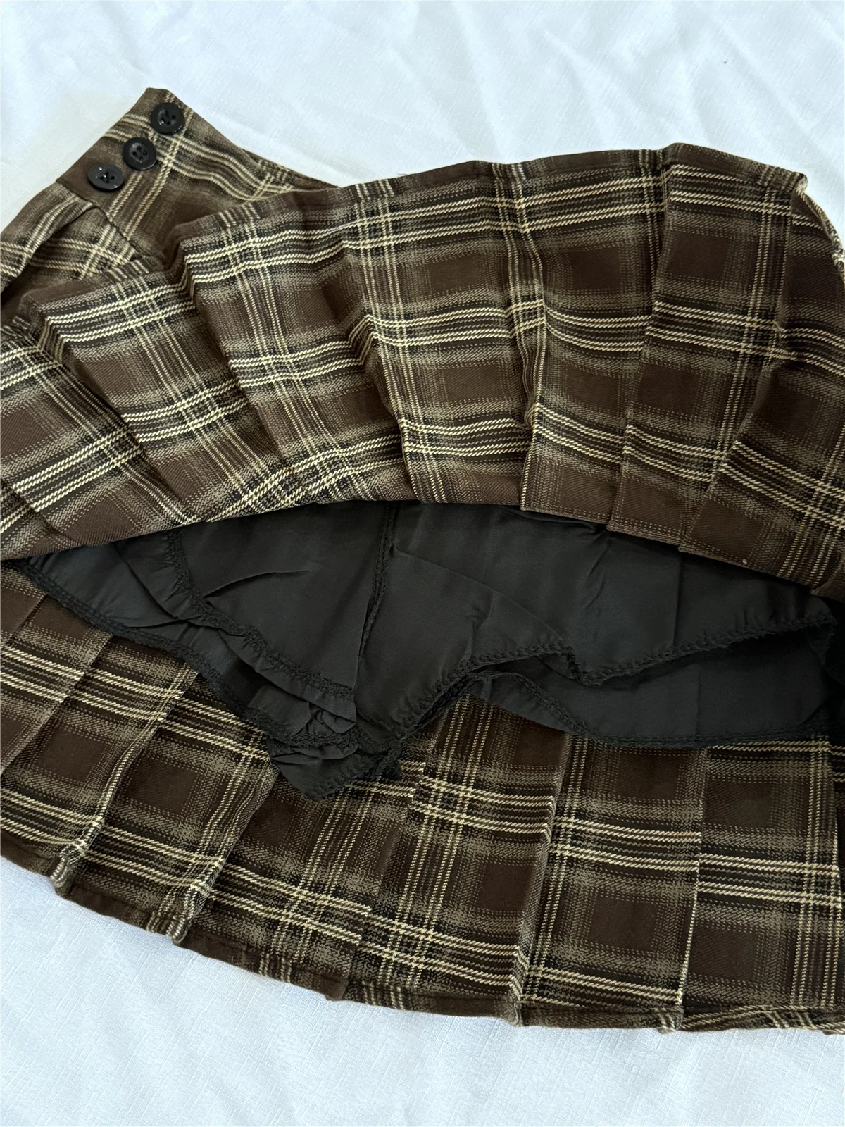 Mini Skirts For Woman Black Plaid Skirts Women Y2k Clothes Cute Short Skirts Vintage Pleated Skirts Tweed Summer Outfits