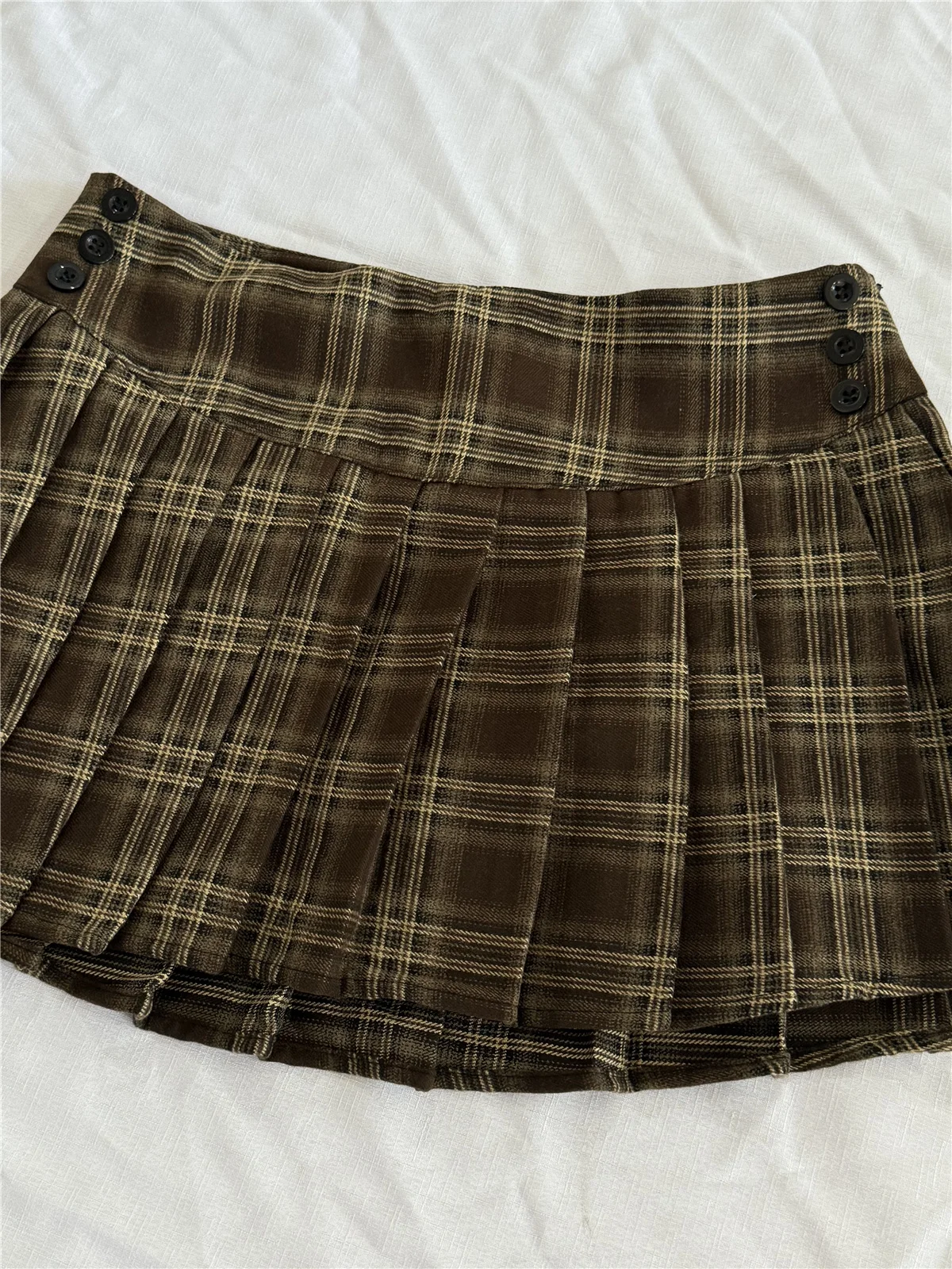 Mini Skirts For Woman Black Plaid Skirts Women Y2k Clothes Cute Short Skirts Vintage Pleated Skirts Tweed Summer Outfits