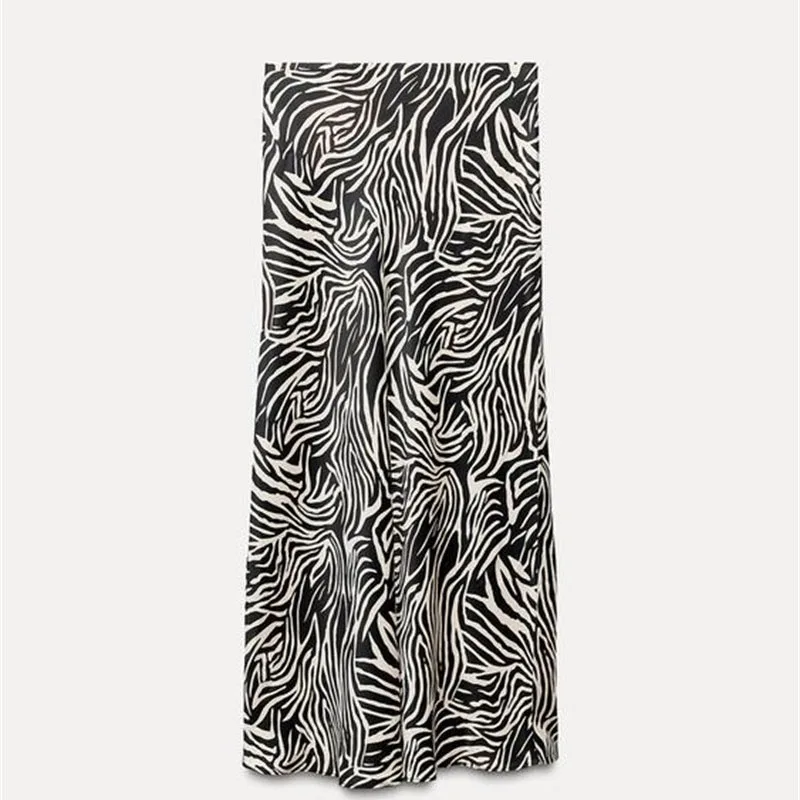 2026 Women Simple Casual Long Skirt Spring Summer Elastic High Waisted A-Line Skirts Woman Elegant Streetwear Satin Skirts Lady