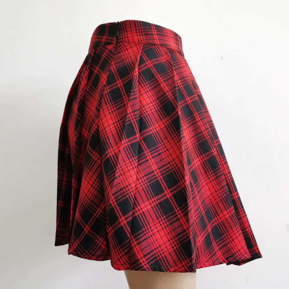 Womens Harajuku Punk Irregular Mini Pleated Skater Skirt Asymmetric Cutout High Waist Hip Hop Clubwear gothic harajuku skirt